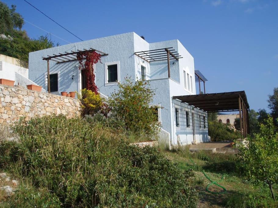 Villa With Breathtaking Views And Private Beach Agios Dimitrios  Exterior foto