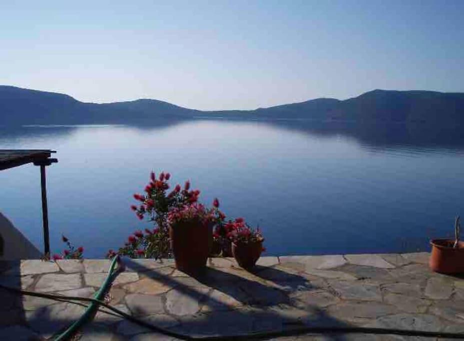 Villa With Breathtaking Views And Private Beach Agios Dimitrios  Exterior foto